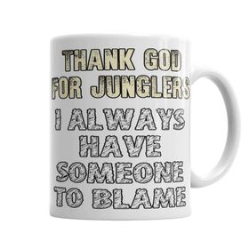 Baskı Dükkanı KB2755 Thank God For Junglers Porselen Kupa Bardak
