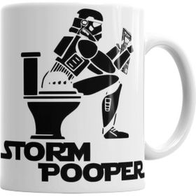 Baskı Dükkanı KB2774 Storm Pooper Porselen Kupa Bardak