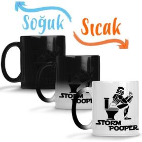 Baskı Dükkanı KB2774 Storm Pooper Porselen Kupa Bardak