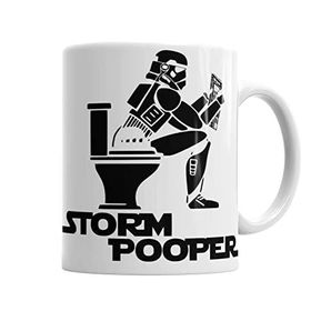 Baskı Dükkanı KB2774 Storm Pooper Porselen Kupa Bardak