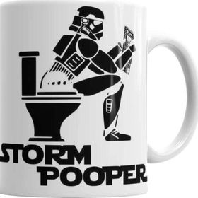 Baskı Dükkanı KB2774 Storm Pooper Porselen Kupa Bardak