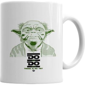 Baskı Dükkanı KB2777 Star Wars Do Or Do Not Porselen Kupa Bardak