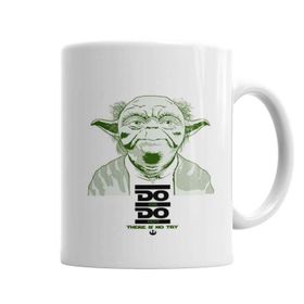 Baskı Dükkanı KB2777 Star Wars Do Or Do Not Porselen Kupa Bardak