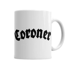 Baskı Dükkanı KB278 Coroner Voivod Kreator Toxik Mekong Delta Porselen Kupa Bardak