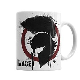 Baskı Dükkanı KB2785 Spartman Mace Porselen Kupa Bardak