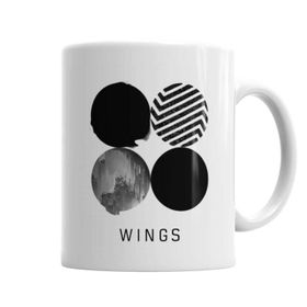 Baskı Dükkanı KB2801 Bts Wings Porselen Kupa Bardak