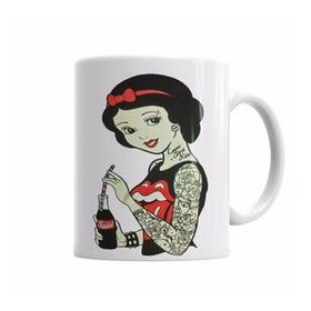Baskı Dükkanı KB2814 Branca Rolling Stones Porselen Kupa Bardak