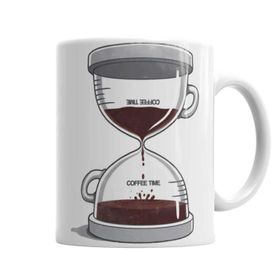 Baskı Dükkanı KB282 Coffee Time Porselen Kupa Bardak