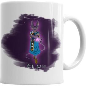Baskı Dükkanı KB2826 Beerus Sama Porselen Kupa Bardak