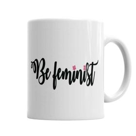 Baskı Dükkanı KB2828 Be Feminist Porselen Kupa Bardak