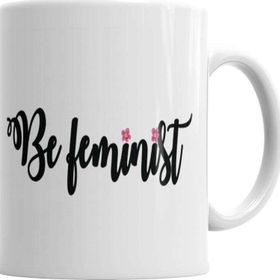 Baskı Dükkanı KB2828 Be Feminist Porselen Kupa Bardak
