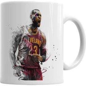 Baskı Dükkanı KB283 Cleveland Cavaliers Lebron James Kupa Bardak