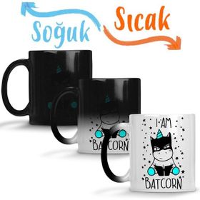 Baskı Dükkanı KB2833 Batcorn Porselen Kupa Bardak