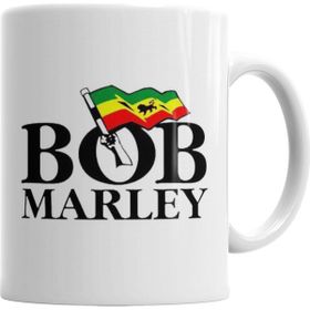 Baskı Dükkanı KB2838 Bandeira Bob Marley Porselen Kupa Bardak