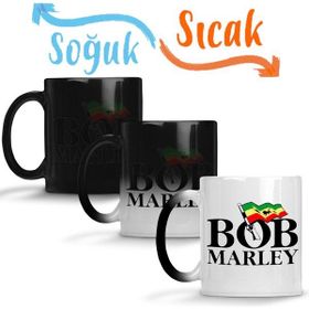 Baskı Dükkanı KB2838 Bandeira Bob Marley Porselen Kupa Bardak