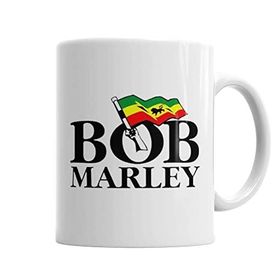 Baskı Dükkanı KB2838 Bandeira Bob Marley Porselen Kupa Bardak