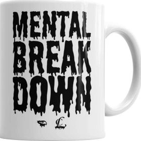 Baskı Dükkanı KB285 Cl Mental Breakdown Porselen Kupa Bardak