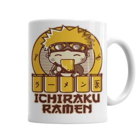 Baskı Dükkanı KB2858 Anime Naruto Ichiraku Ramen Porselen Kupa Bardak