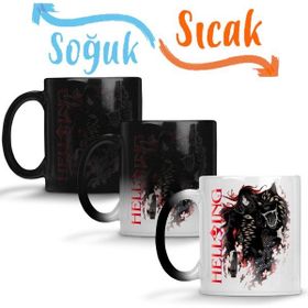 Baskı Dükkanı KB2871 Alucard In Black Porselen Kupa Bardak