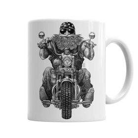 Baskı Dükkanı KB288 Chopper Biker Porselen Kupa Bardak