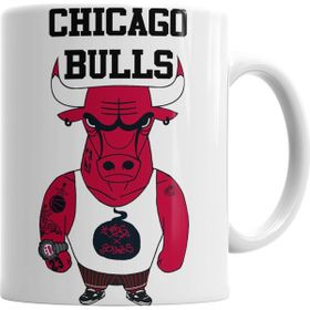Baskı Dükkanı KB289 Chıcago Bulls Basketbol Porselen Kupa Bardak
