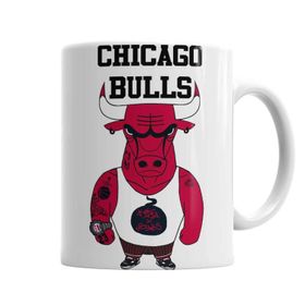 Baskı Dükkanı KB289 Chıcago Bulls Basketbol Porselen Kupa Bardak