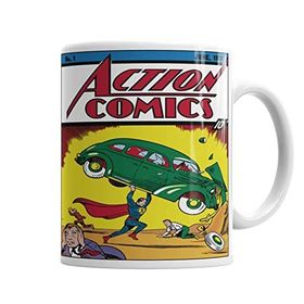 Baskı Dükkanı KB2892 Action Comics Porselen Kupa Bardak