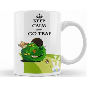 Baskı Dükkanı KB2895 A Melhor Trap Keep Calm Porselen Kupa Bardak