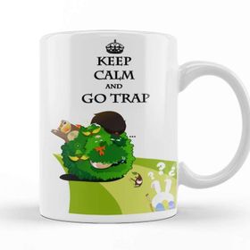 Baskı Dükkanı KB2895 A Melhor Trap Keep Calm Porselen Kupa Bardak