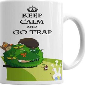 Baskı Dükkanı KB2895 A Melhor Trap Keep Calm Porselen Kupa Bardak