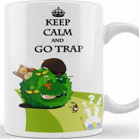 Baskı Dükkanı KB2895 A Melhor Trap Keep Calm Porselen Kupa Bardak