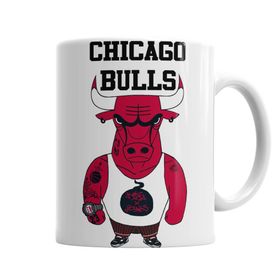 Baskı Dükkanı KB290 Chıcago Bulls Basketbol Porselen Kupa Bardak