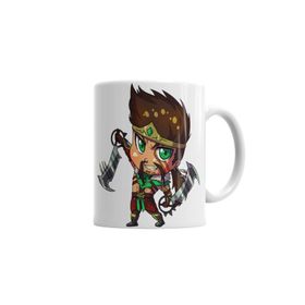 Baskı Dükkanı KB291 Chibi Draven By Gamu Chan Porselen Kupa Bardak