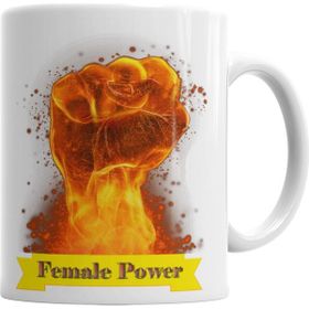 Baskı Dükkanı KB2911 Female Power Porselen Kupa Bardak