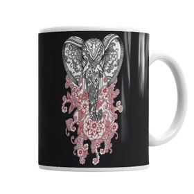 Baskı Dükkanı KB2921 Elefante Porselen Kupa Bardak