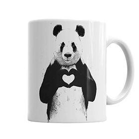 Baskı Dükkanı KB2928 Dolce Panda Porselen Kupa Bardak