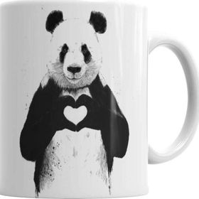 Baskı Dükkanı KB2928 Dolce Panda Porselen Kupa Bardak