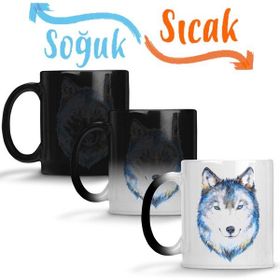 Baskı Dükkanı KB2929 Dog Ice Porselen Kupa Bardak