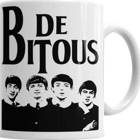 Baskı Dükkanı KB2938 De Bitous The Beatles Porselen Kupa Bardak