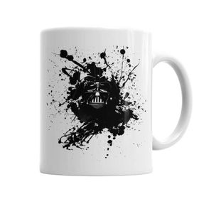 Baskı Dükkanı KB2941 Darth Vader Ink Porselen Kupa Bardak