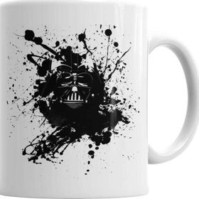 Baskı Dükkanı KB2941 Darth Vader Ink Porselen Kupa Bardak