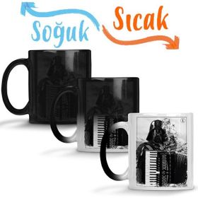 Baskı Dükkanı KB2942 Darth E Seu Acordeon Porselen Kupa Bardak