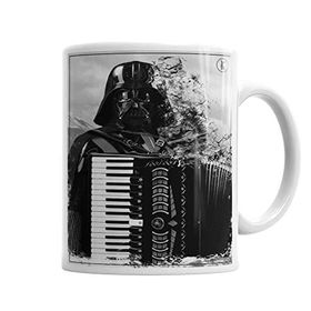 Baskı Dükkanı KB2942 Darth E Seu Acordeon Porselen Kupa Bardak