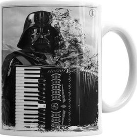 Baskı Dükkanı KB2942 Darth E Seu Acordeon Porselen Kupa Bardak
