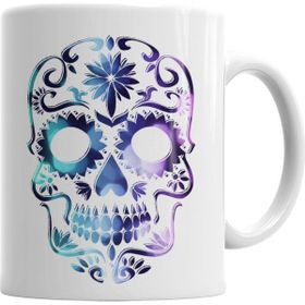 Baskı Dükkanı KB2986 Caveira Colors Porselen Kupa Bardak