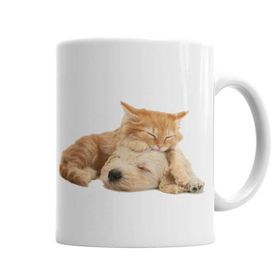 Baskı Dükkanı KB2992 Cats Collection Two Kedi Porselen Kupa