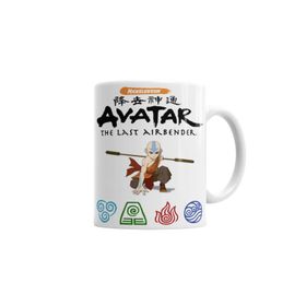 Baskı Dükkanı KB30 Avatar Anime Element Fire Water Earth Thunder Wind Kupa Bardak