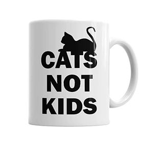 Baskı Dükkanı KB300 Cats Not Kids Kediler Çocuklar Değil Kedili Kupa Bardak