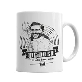Baskı Dükkanı KB3010 Kardeş Payı Yiğido Porselen Kupa Bardak