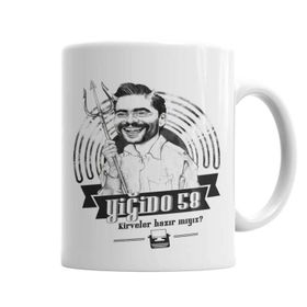 Baskı Dükkanı KB3010 Kardeş Payı Yiğido Porselen Kupa Bardak